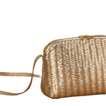 Bright Gold Woven Bag