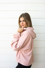 Oversized Boxy Pink Hoodie