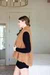 Faux Fur Open Vest