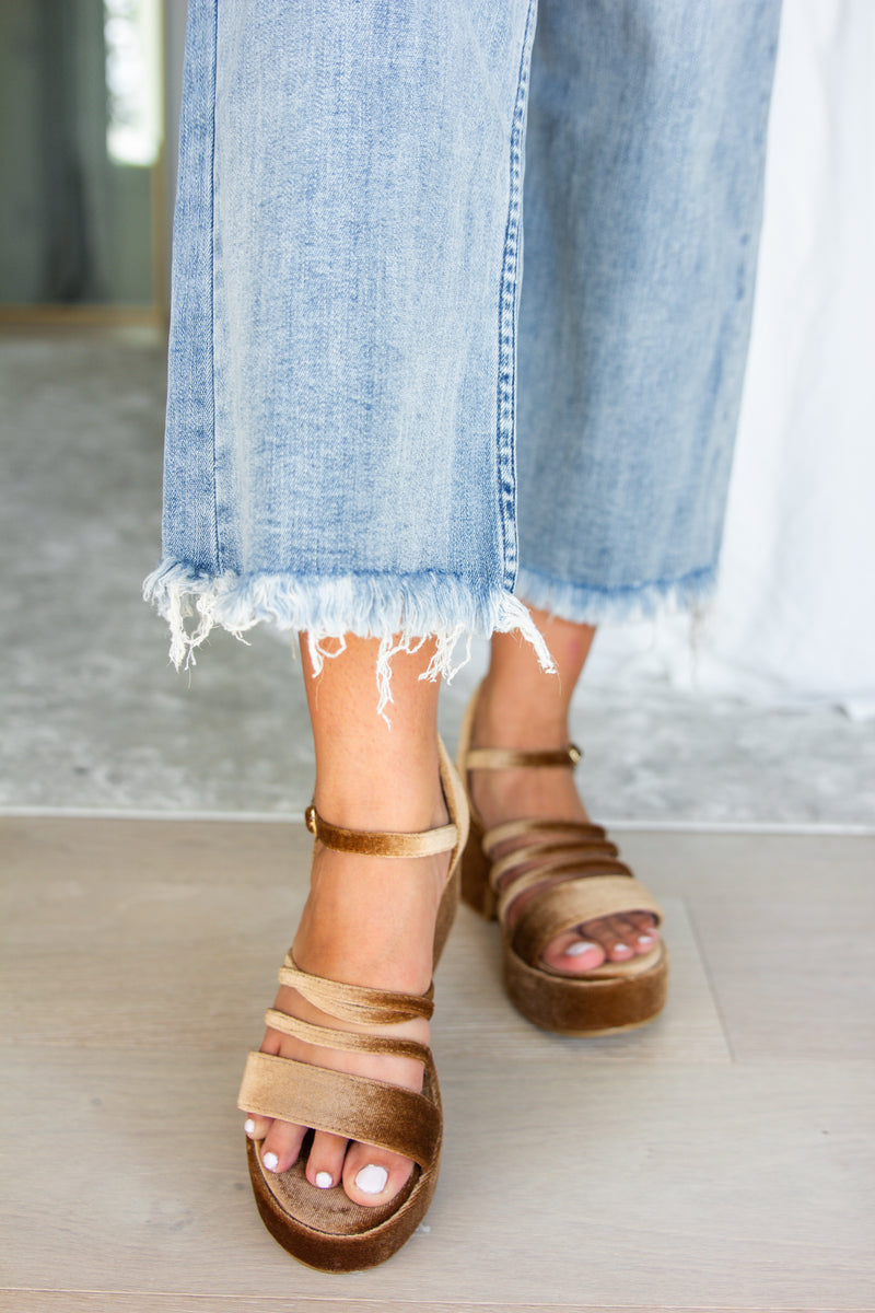 Stargaze Strappy Platform Heel